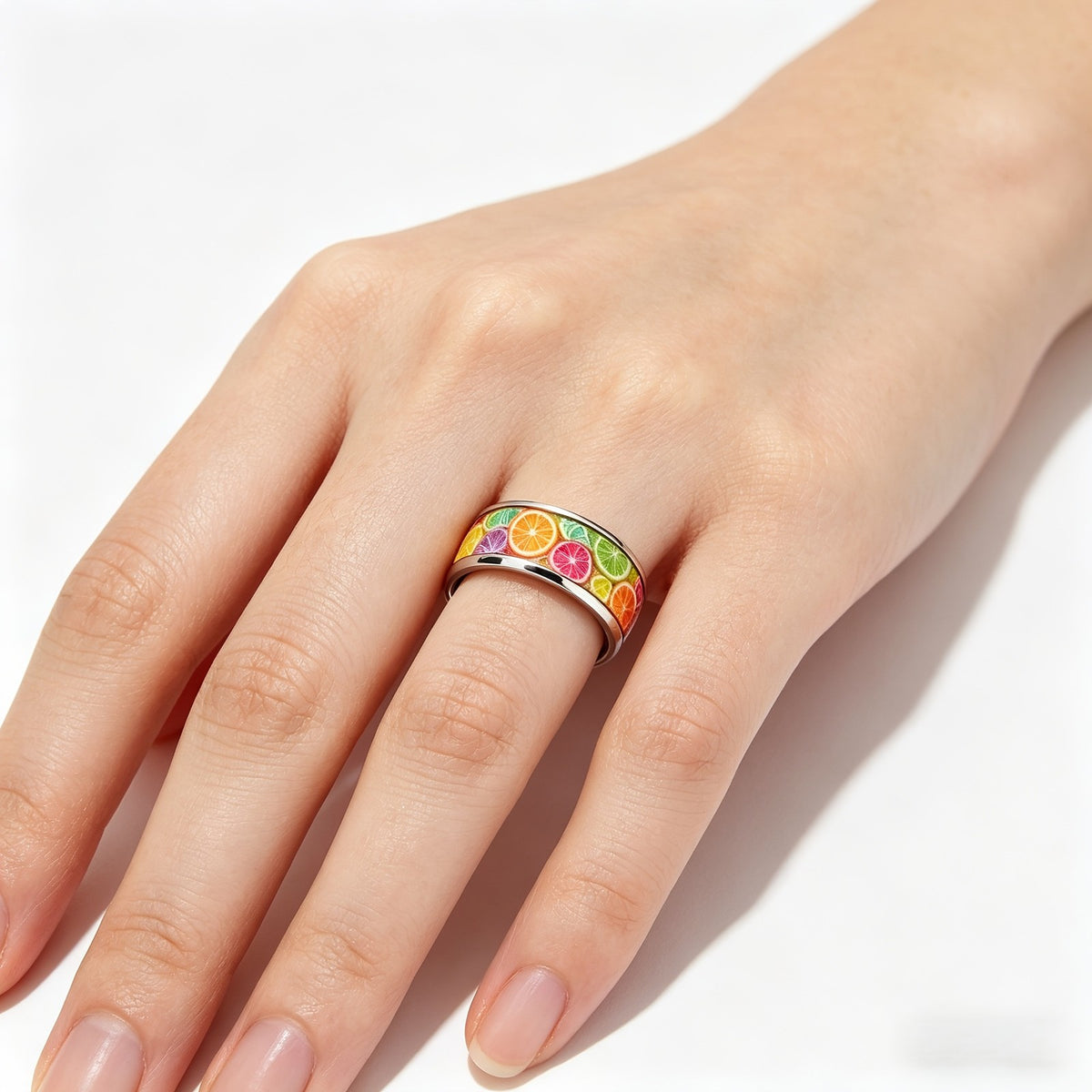 Colorful Citrus Slice Ring