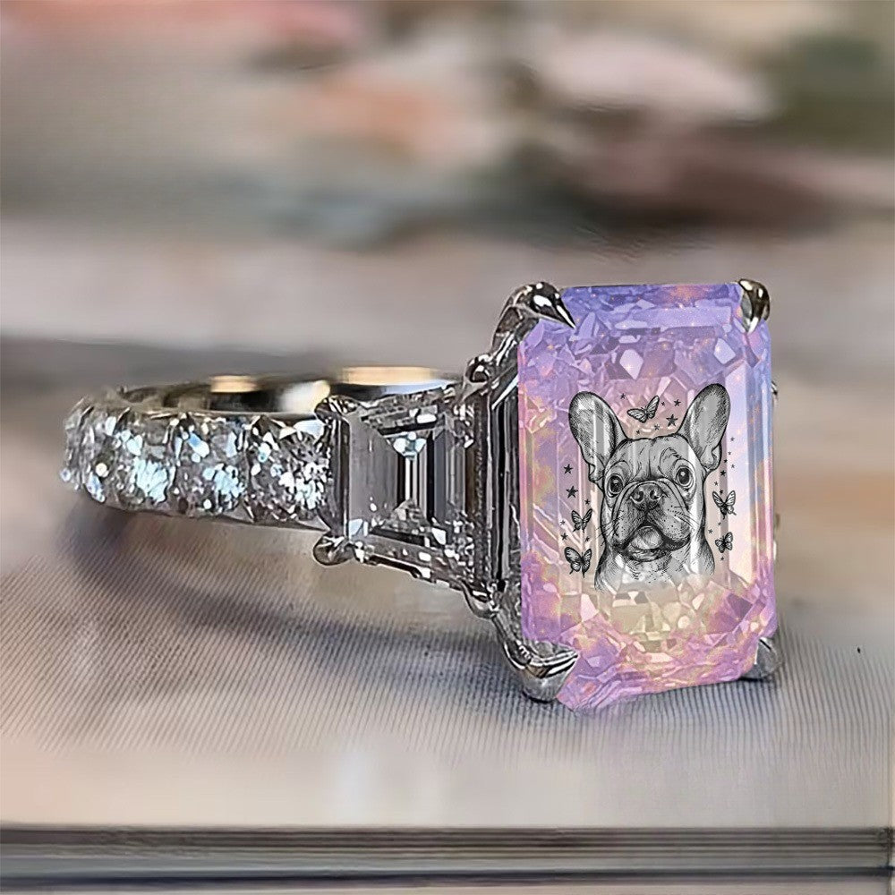 French Bulldog Square Ring