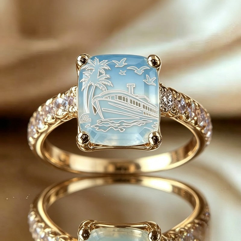 Tropical Cruise Square Ring
