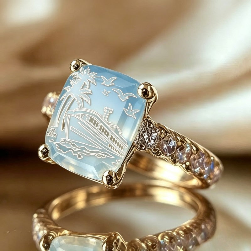 Tropical Cruise Square Ring