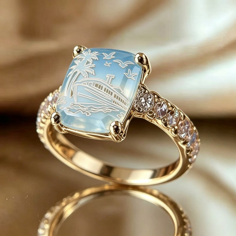 Tropical Cruise Square Ring
