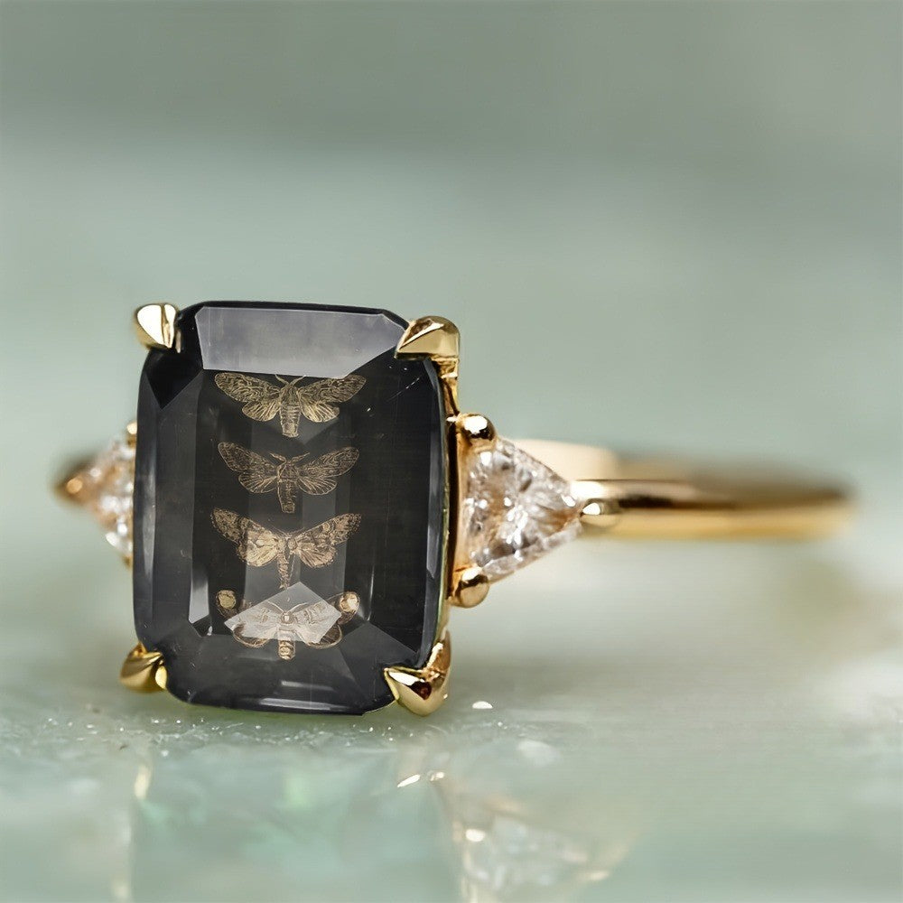 Moth Rectangular Ring