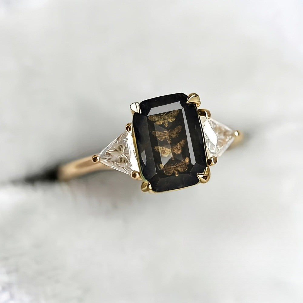 Moth Rectangular Ring