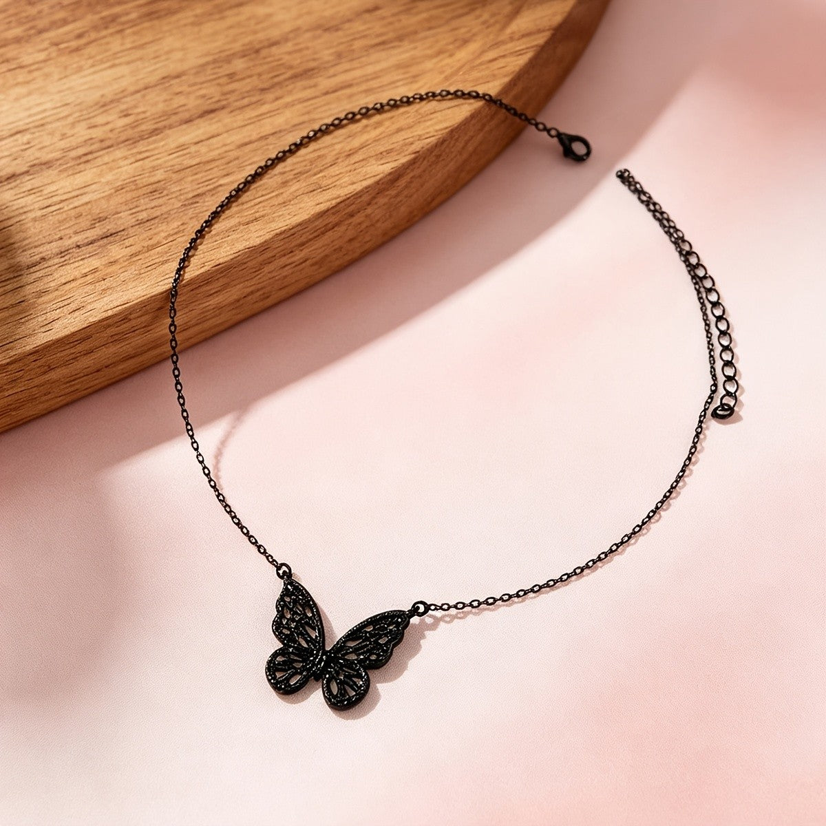 Black Butterfly Anklet