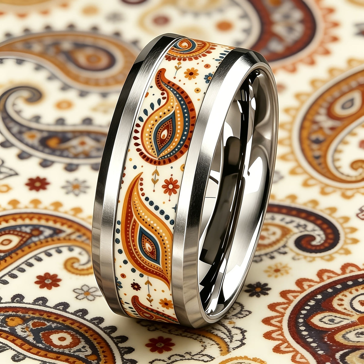 Paisley Inlay Ring