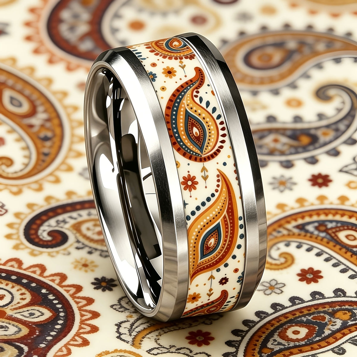 Paisley Inlay Ring