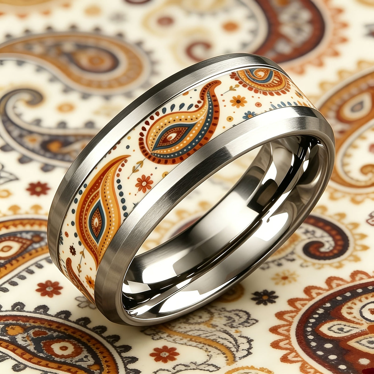 Paisley Inlay Ring