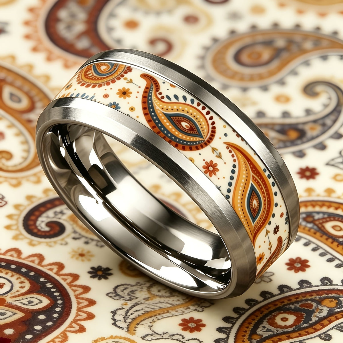 Paisley Inlay Ring