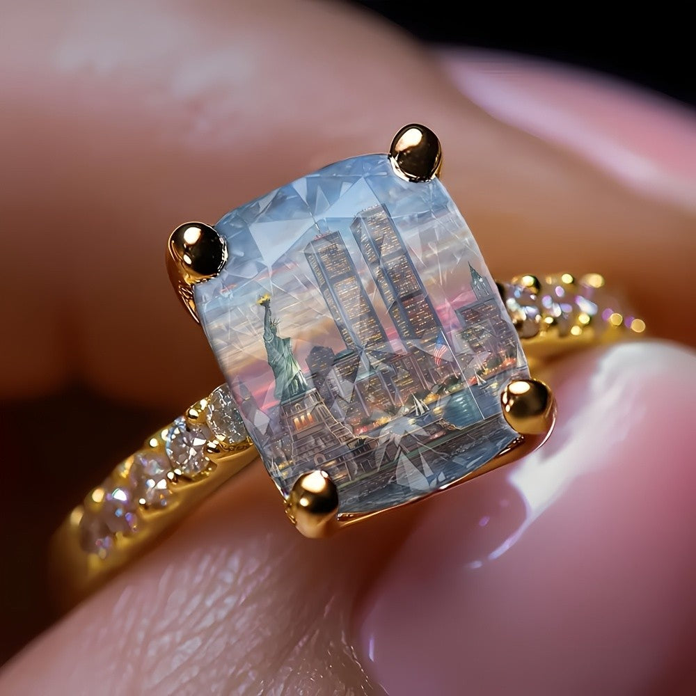 City Skyline Square Ring