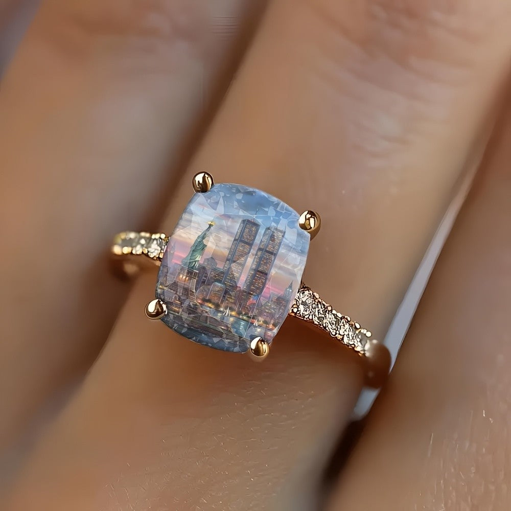 City Skyline Square Ring