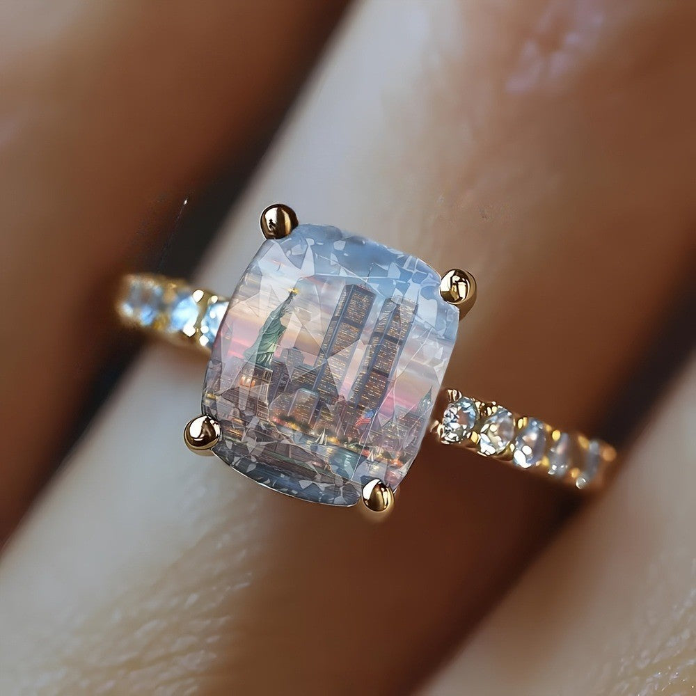City Skyline Square Ring