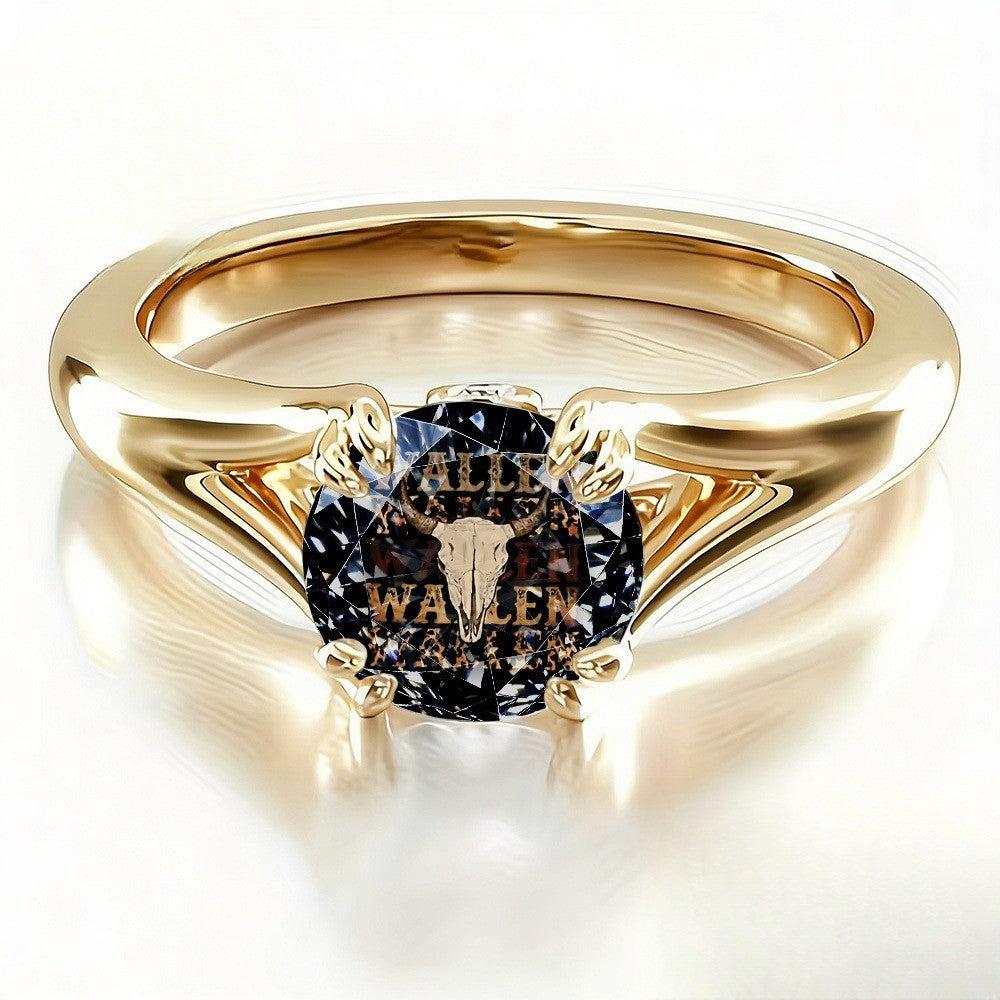 Bull Skull Statement Ring