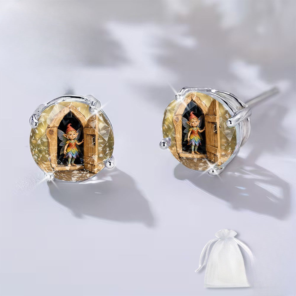 Fairy Door Stud Earrings