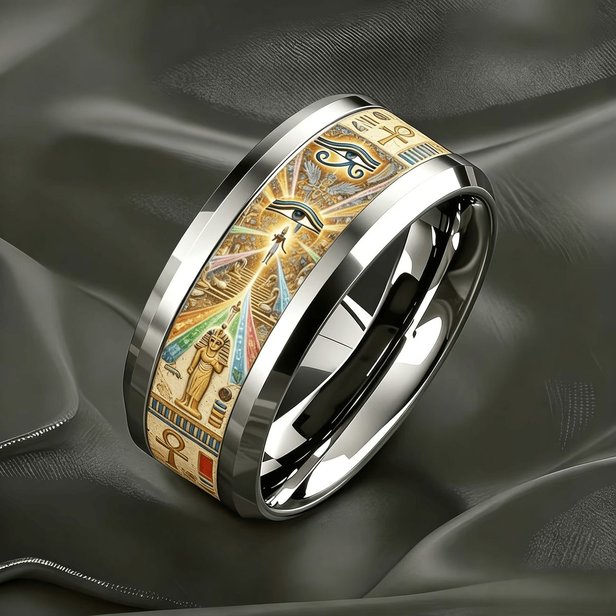 Egyptian Eye of Horus Ring
