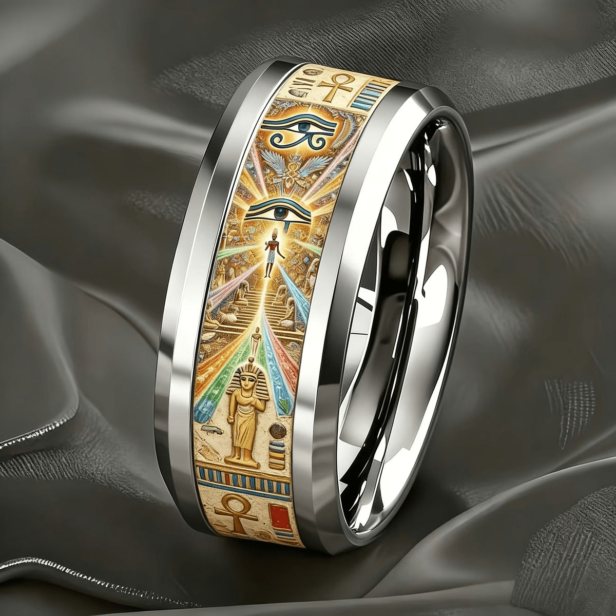 Egyptian Eye of Horus Ring