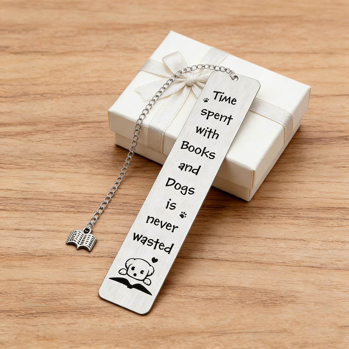 Books and Dogs Bookmark