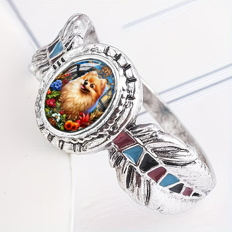 Pomeranian Oval Ring