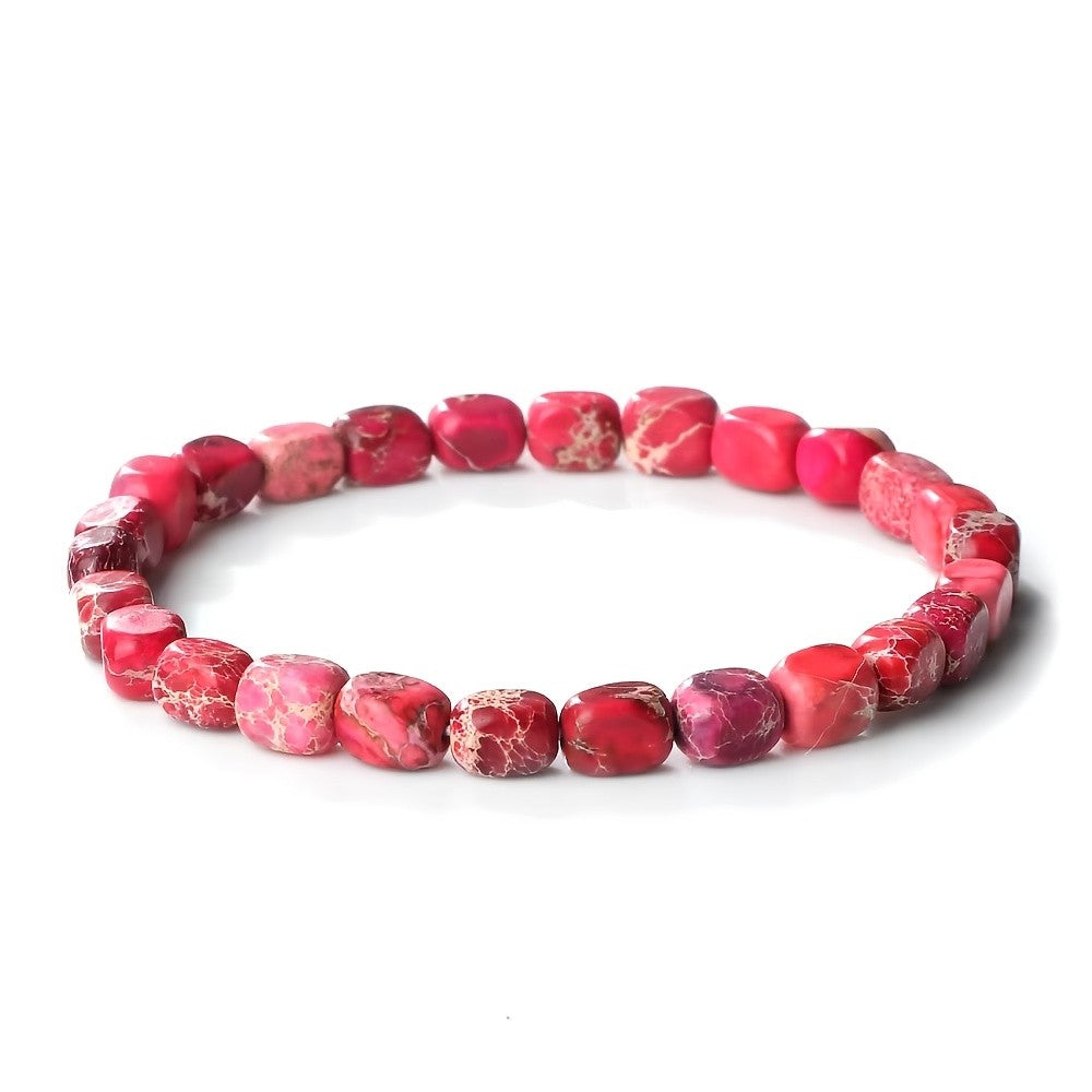 Marbled Turquoise Stone Bracelet