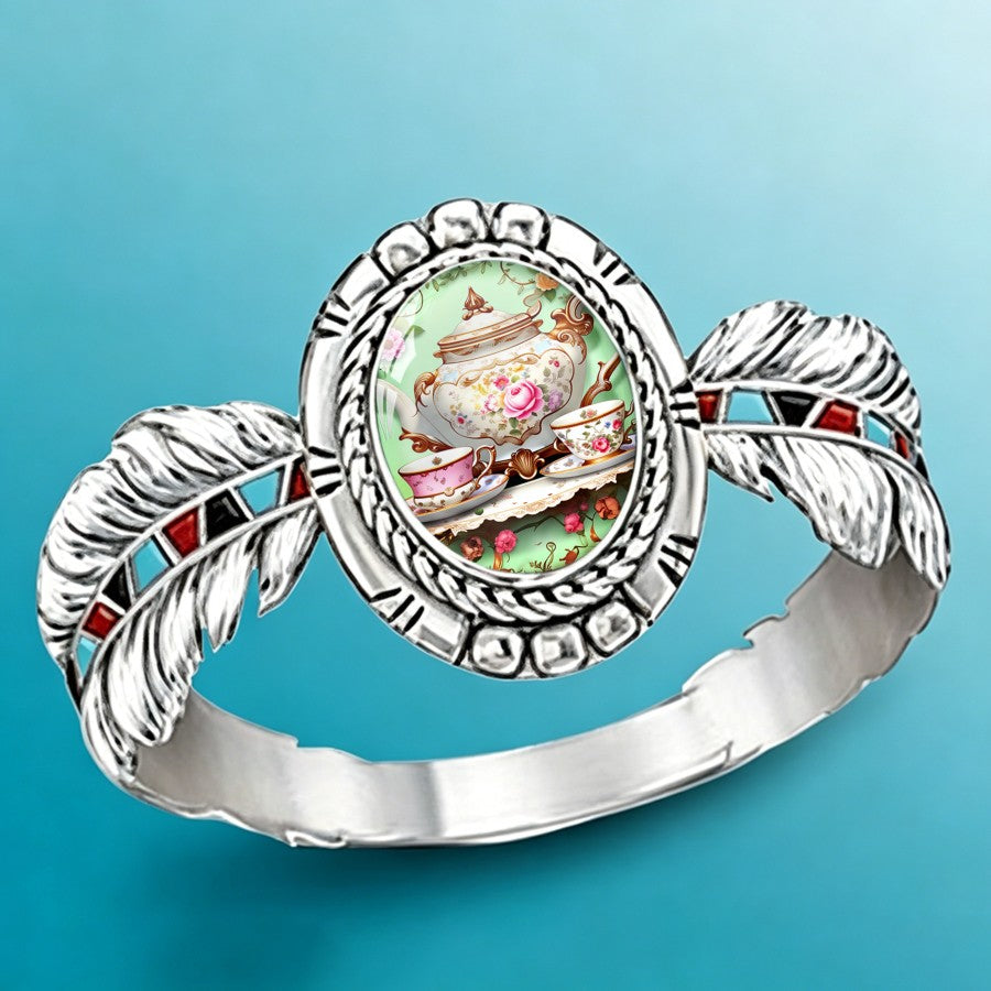 Tea Party Oval Ring