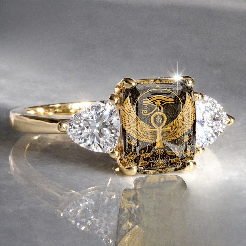 Egyptian Winged Eye Ring