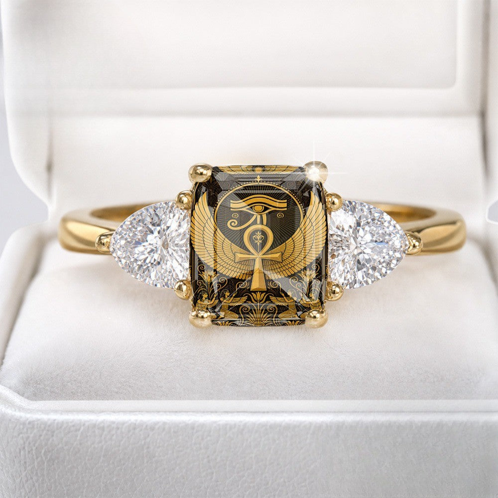 Egyptian Winged Eye Ring