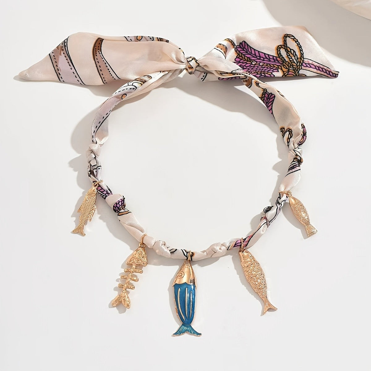 Ocean Charm Layered Necklace Set
