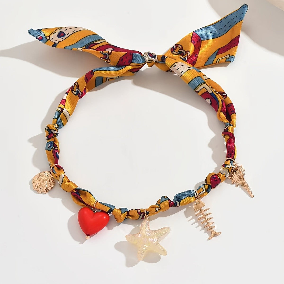 Ocean Charm Layered Necklace Set