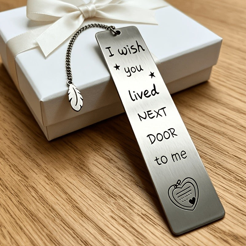 "I Wish You Lived Next Door" Bookmark