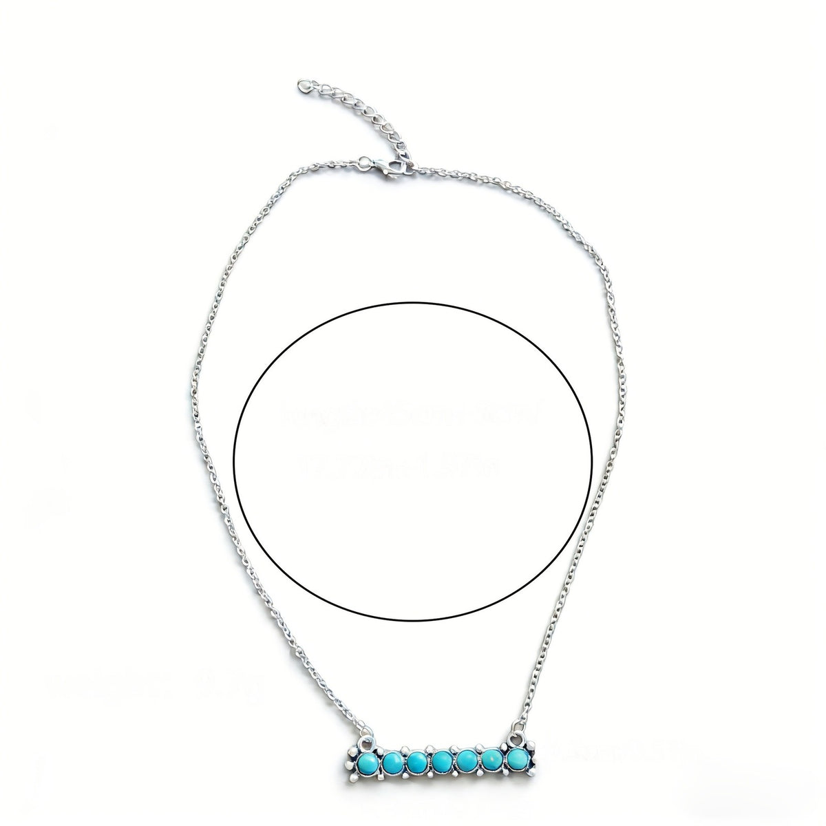 Turquoise Bar Necklace