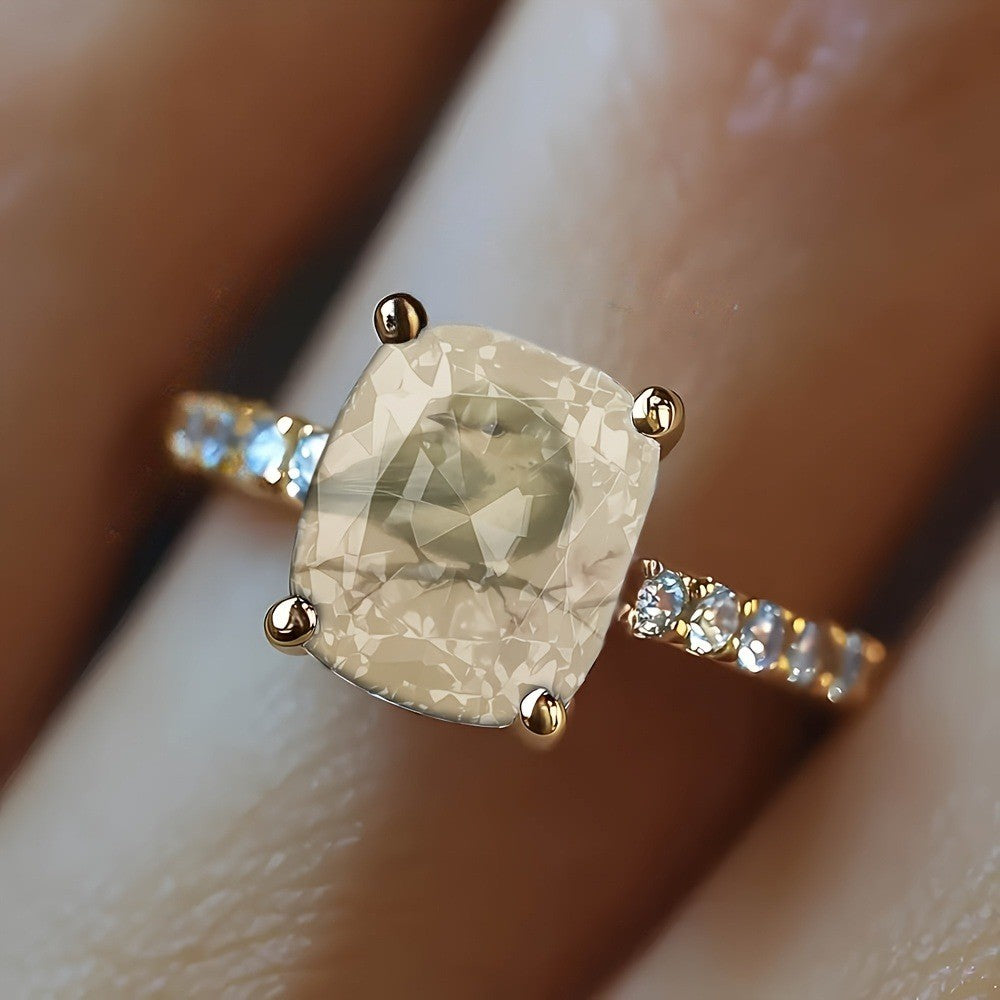 Bird Square Statement Ring