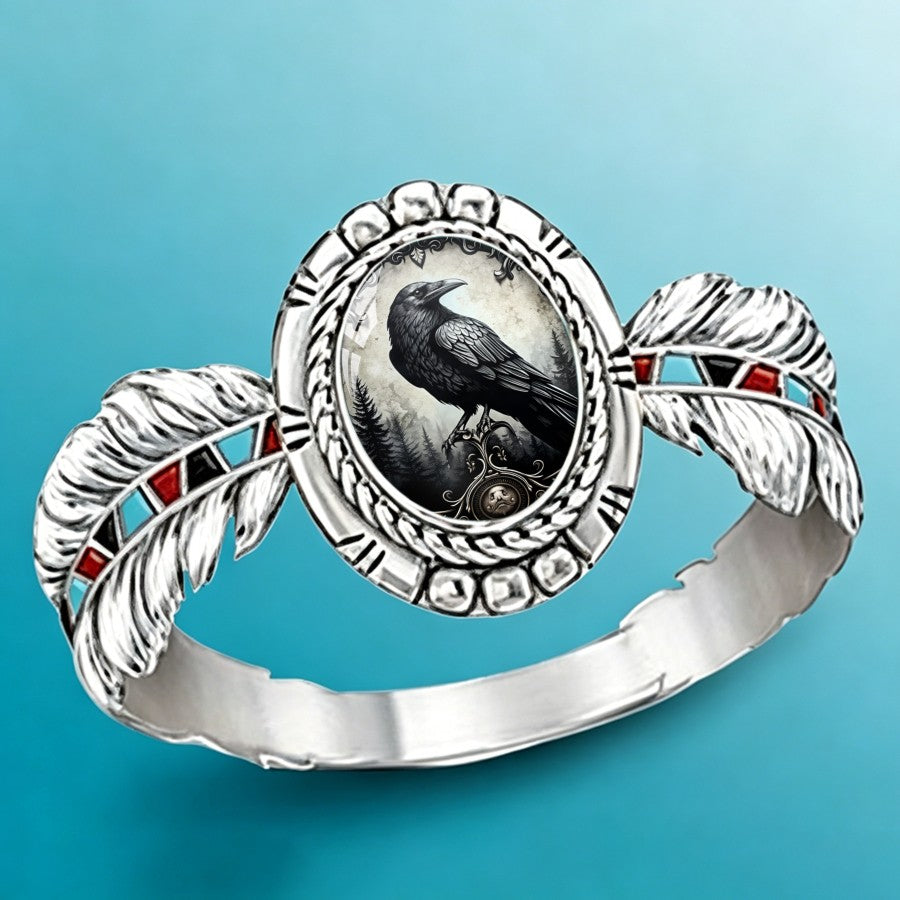 Raven Oval Statement Ring