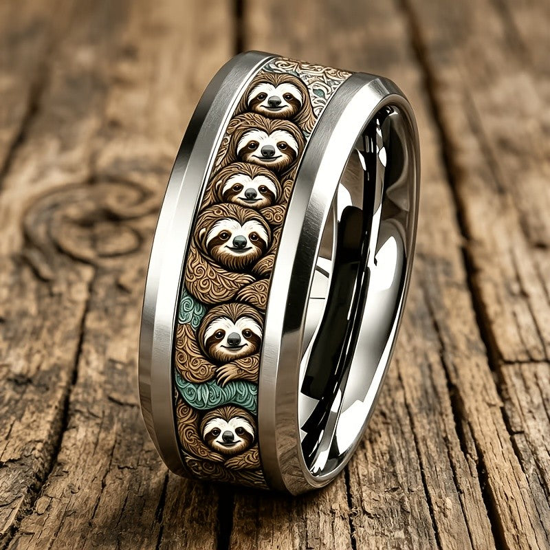 Sloth Pattern Ring