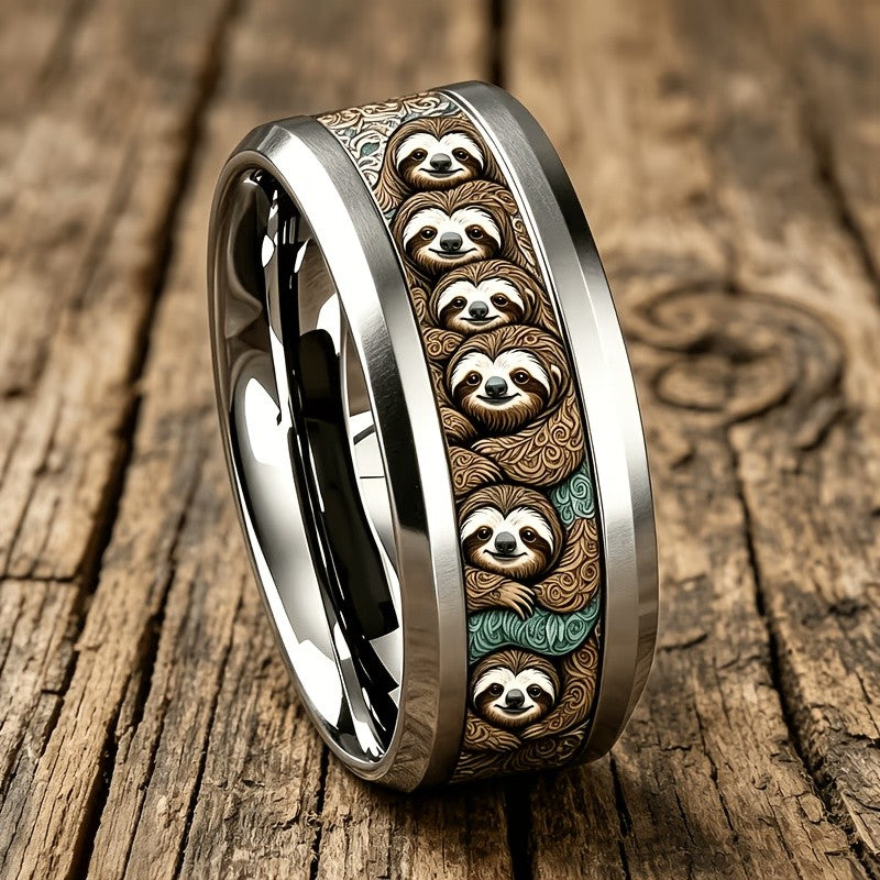 Sloth Pattern Ring