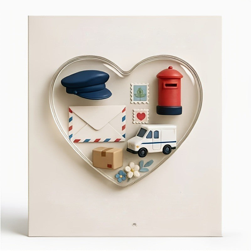 Postal Worker Heart Keepsake