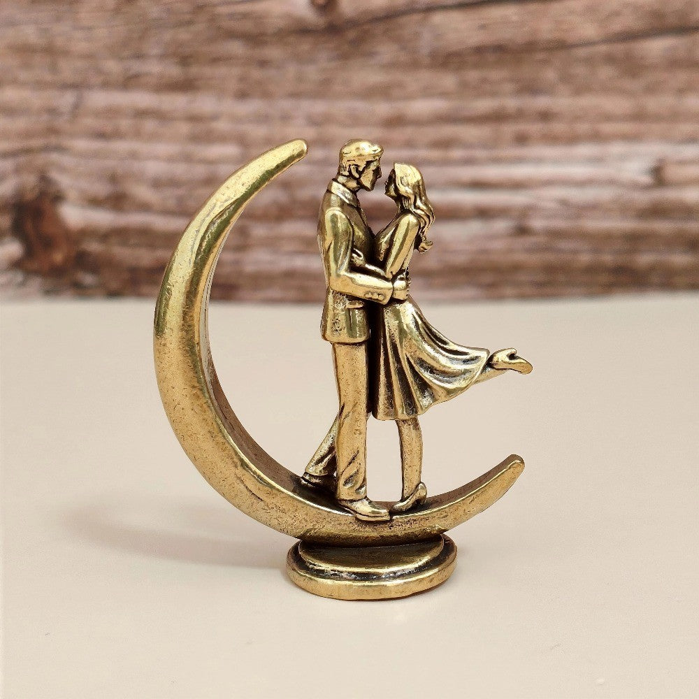 Crescent Moon Couple Figurine