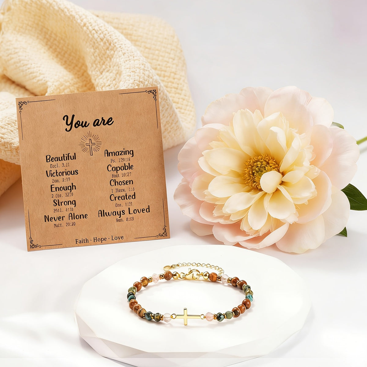 Sister in Christ Bead Bracelet