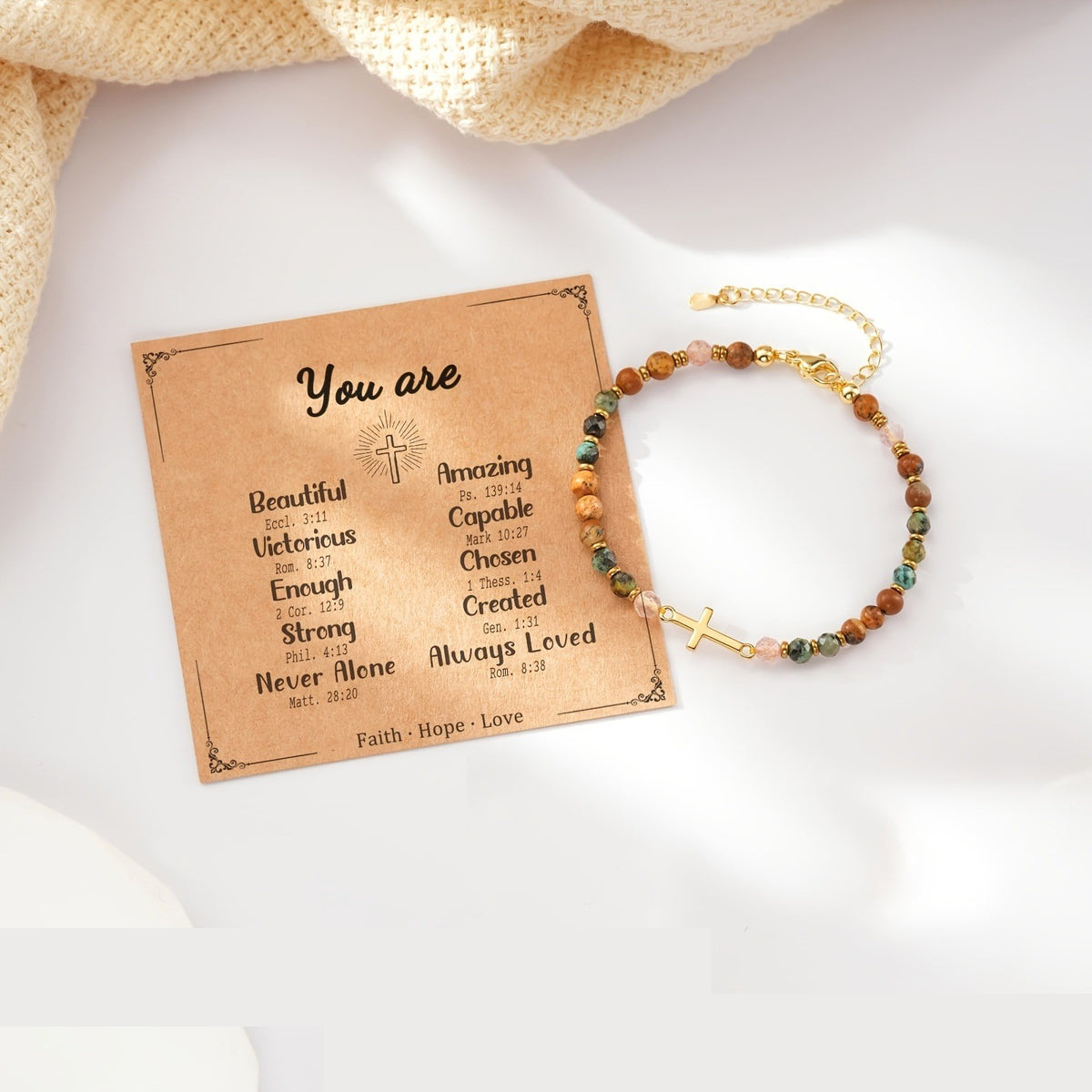 Sister in Christ Bead Bracelet