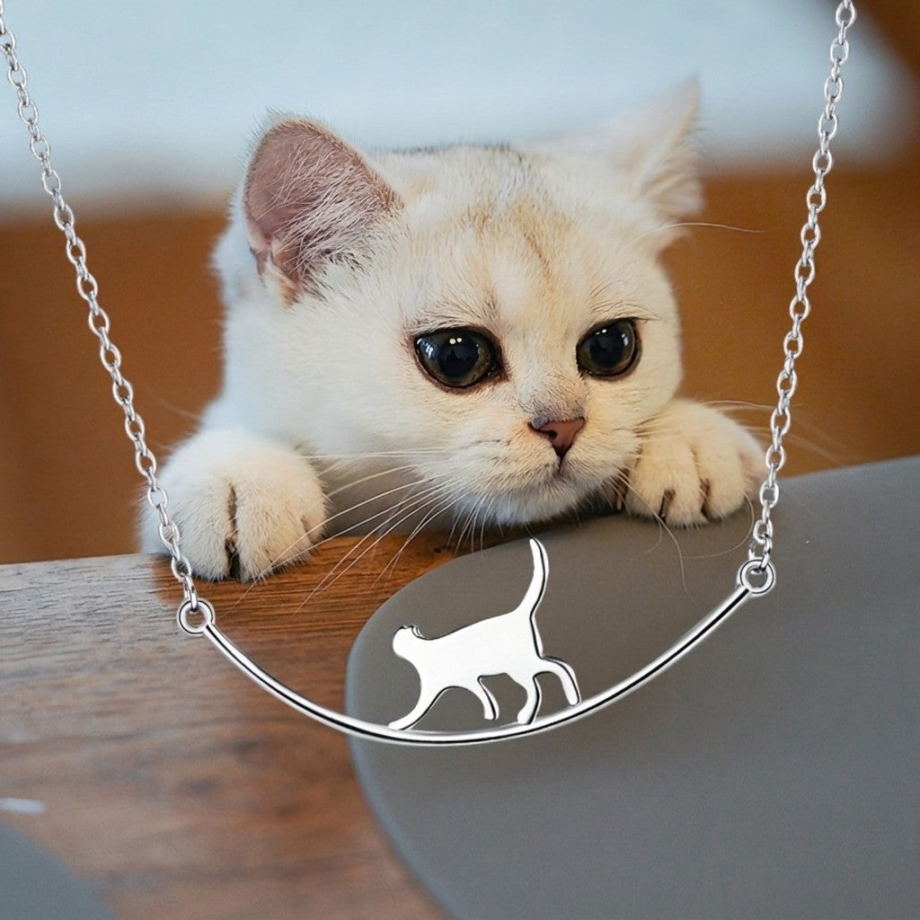 Curved Cat Anklet