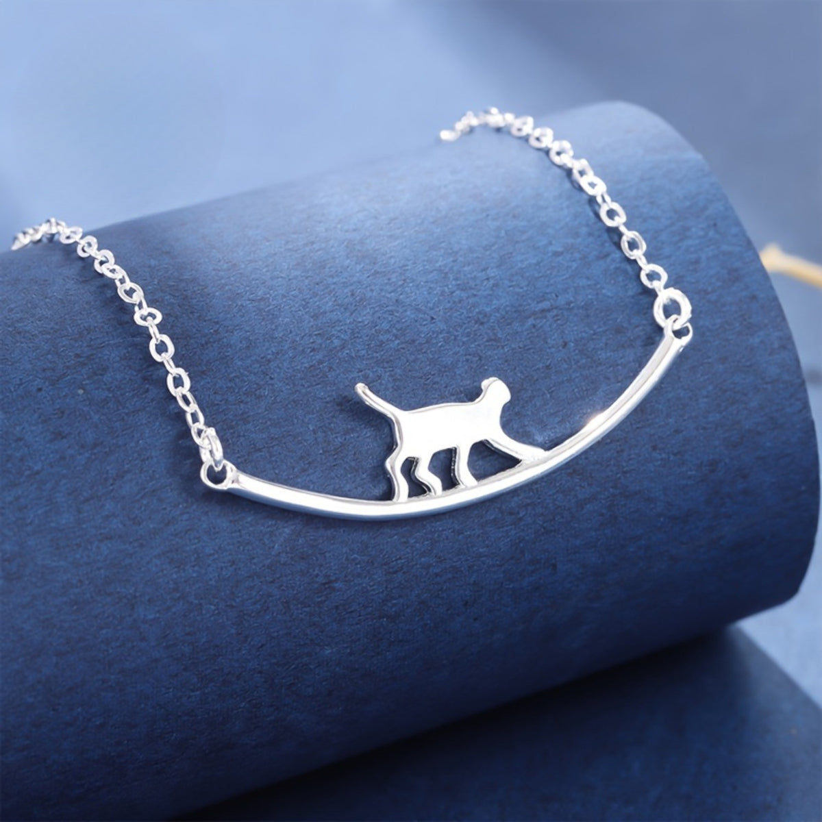 Curved Cat Anklet