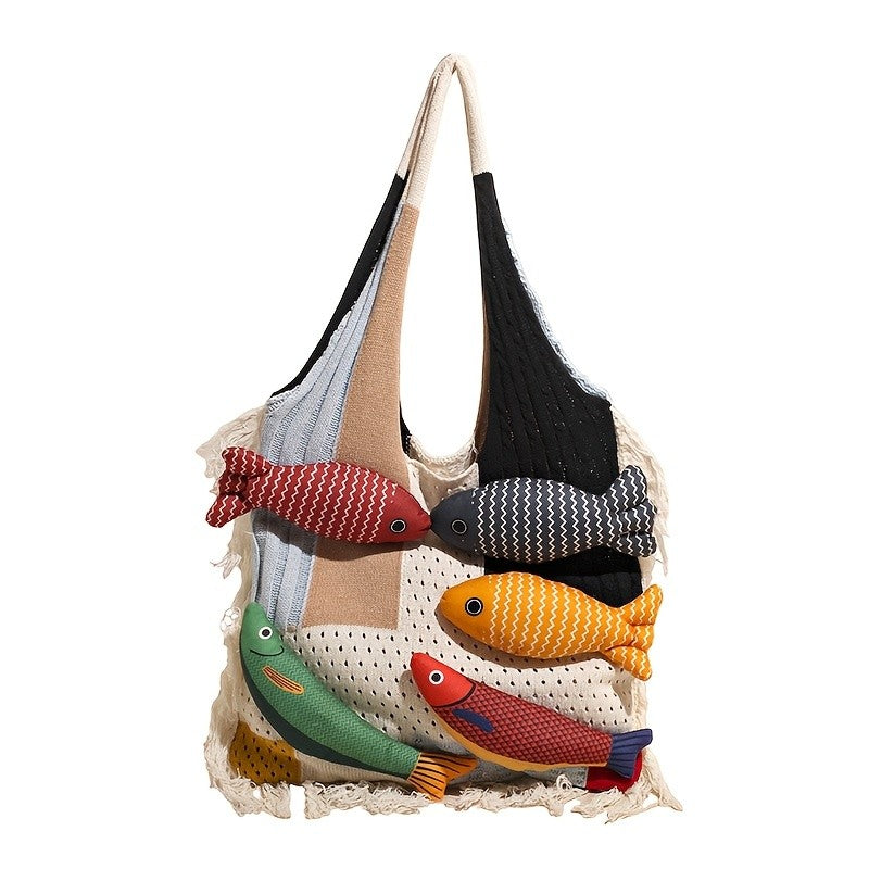 Colorful Fish Tote Bag