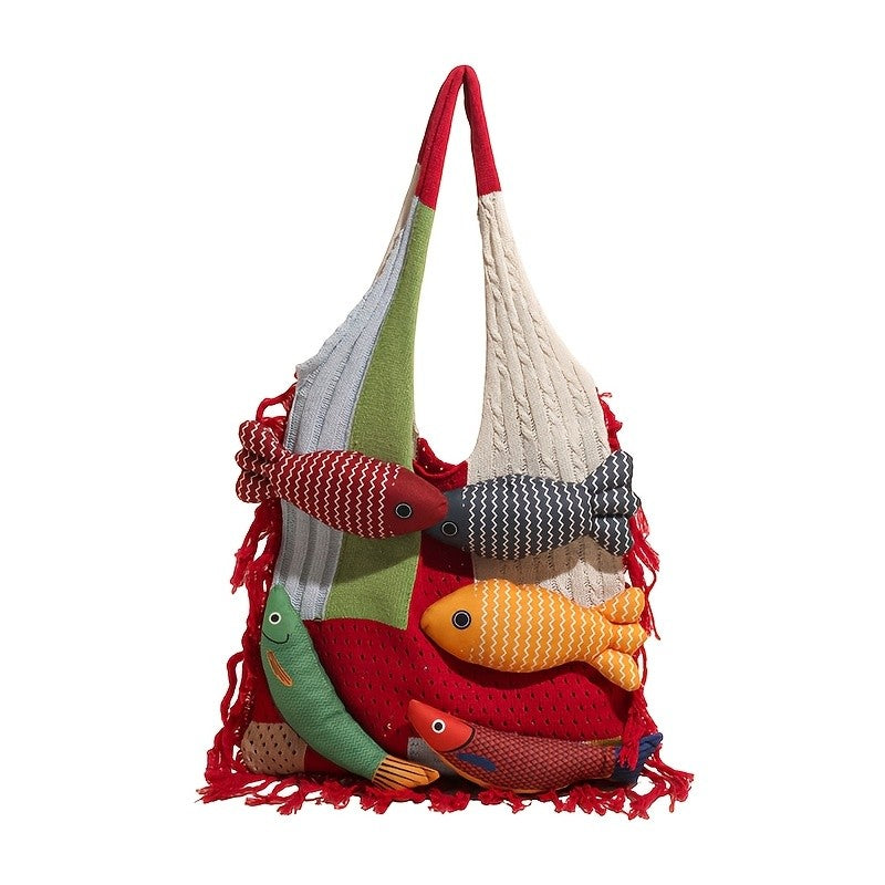 Colorful Fish Tote Bag
