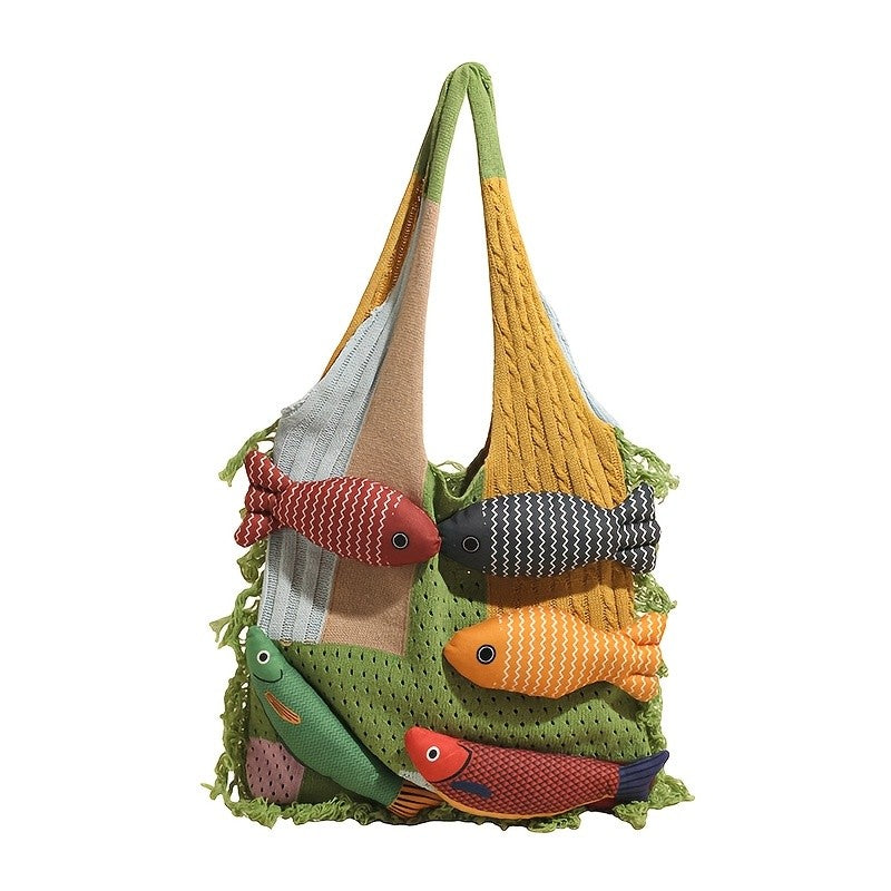 Colorful Fish Tote Bag