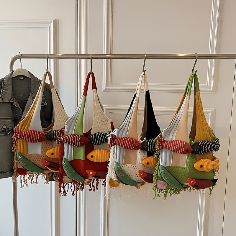 Colorful Fish Tote Bag