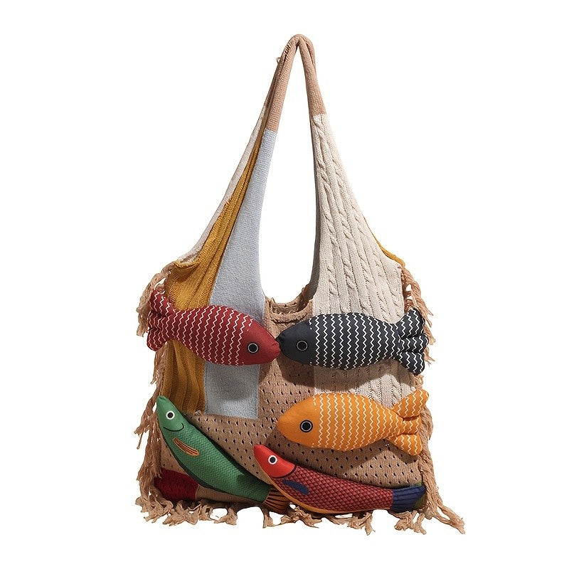 Colorful Fish Tote Bag