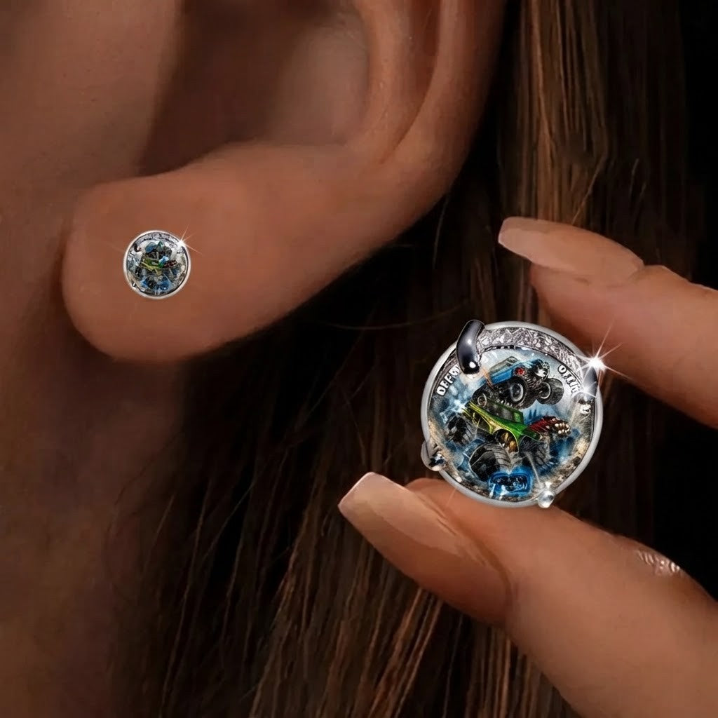 Off-Road Vehicle Stud Earrings