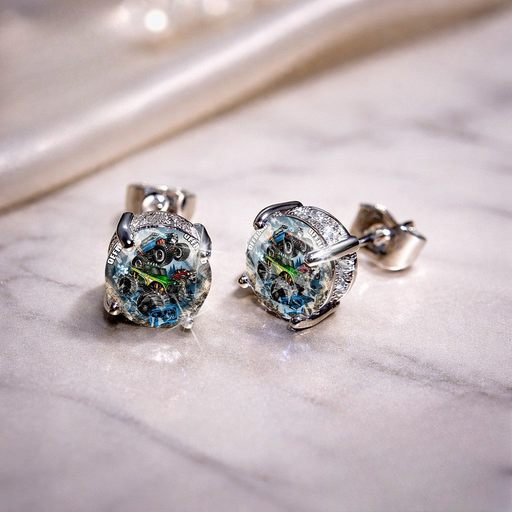 Off-Road Vehicle Stud Earrings