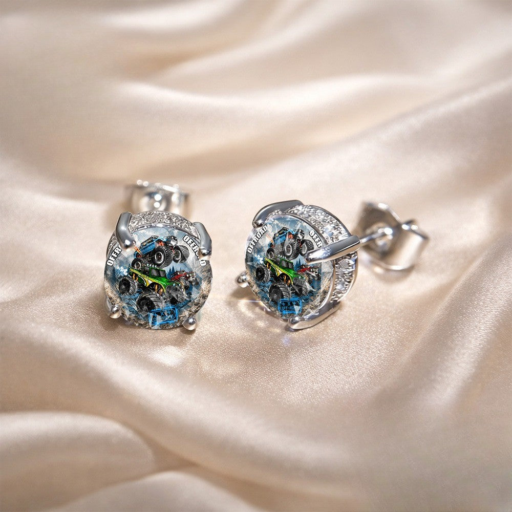 Off-Road Vehicle Stud Earrings