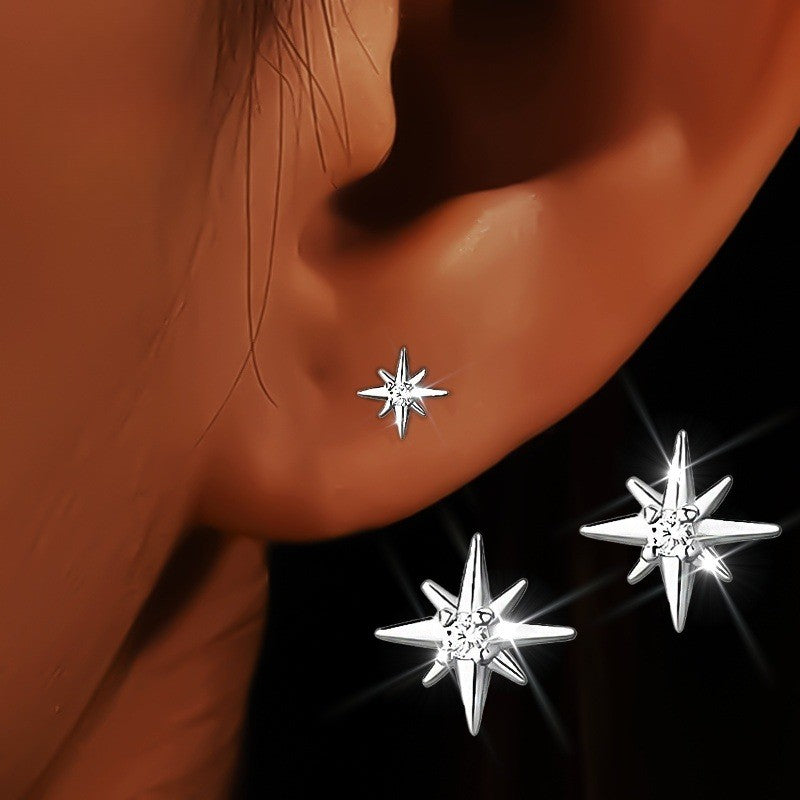 Crystal Starburst Stud Earrings