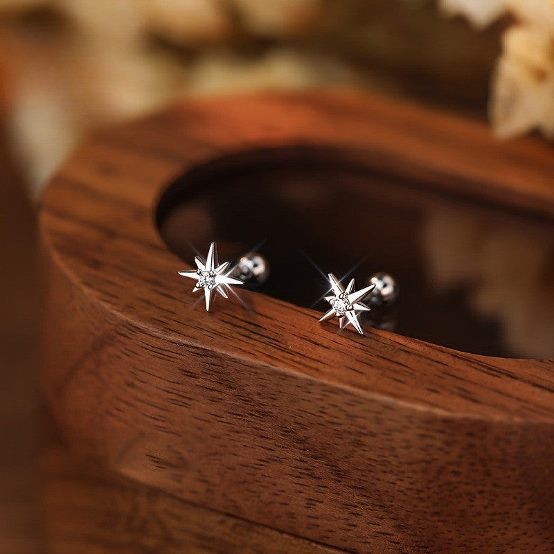Crystal Starburst Stud Earrings