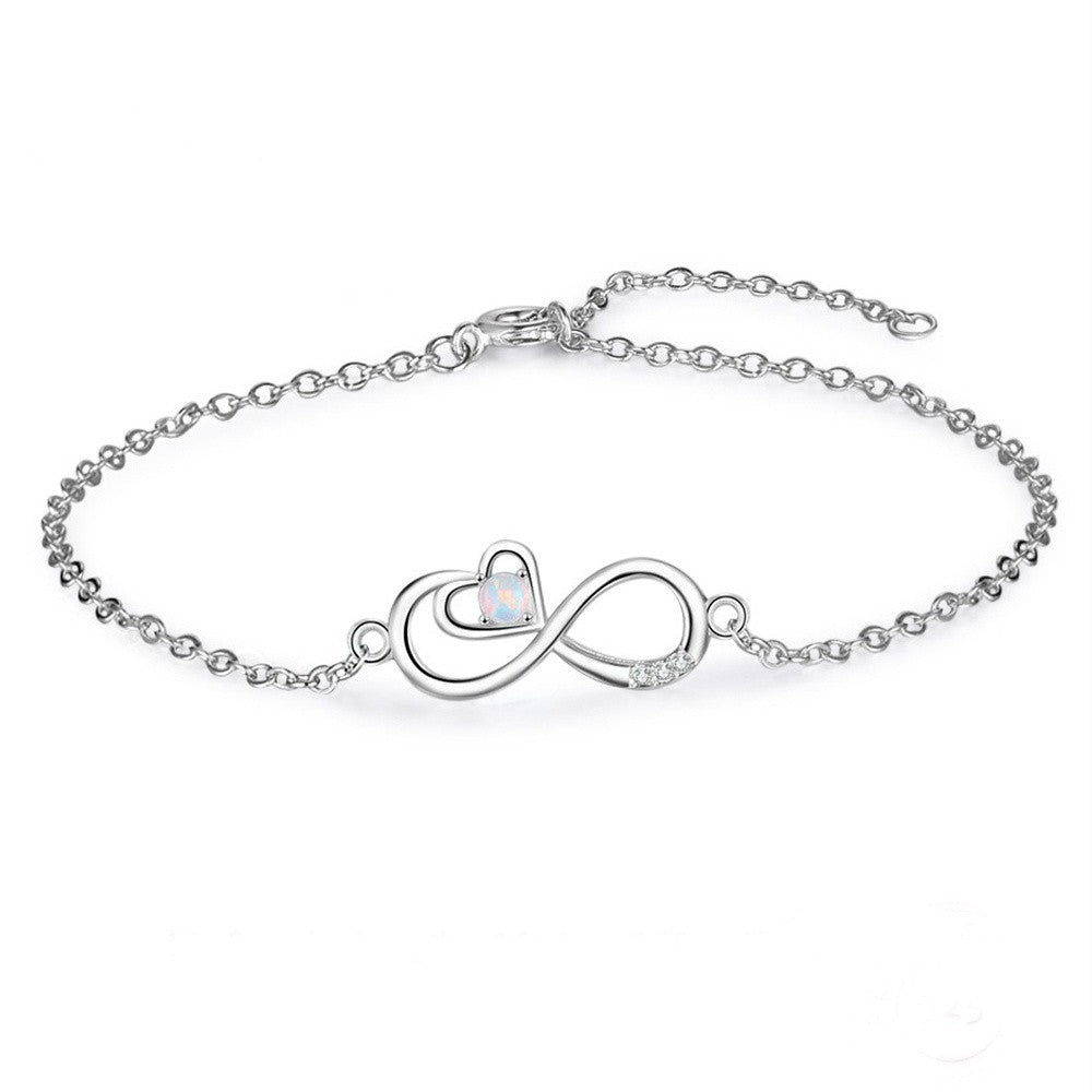 Heart Infinity Anklet